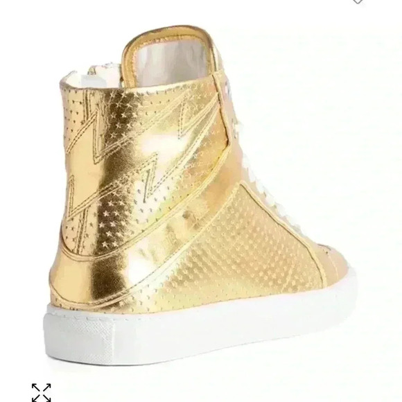 Zadig & Voltaire Women's High Flash Vintage High Top Sneakers size 40 - Picture 2 of 9